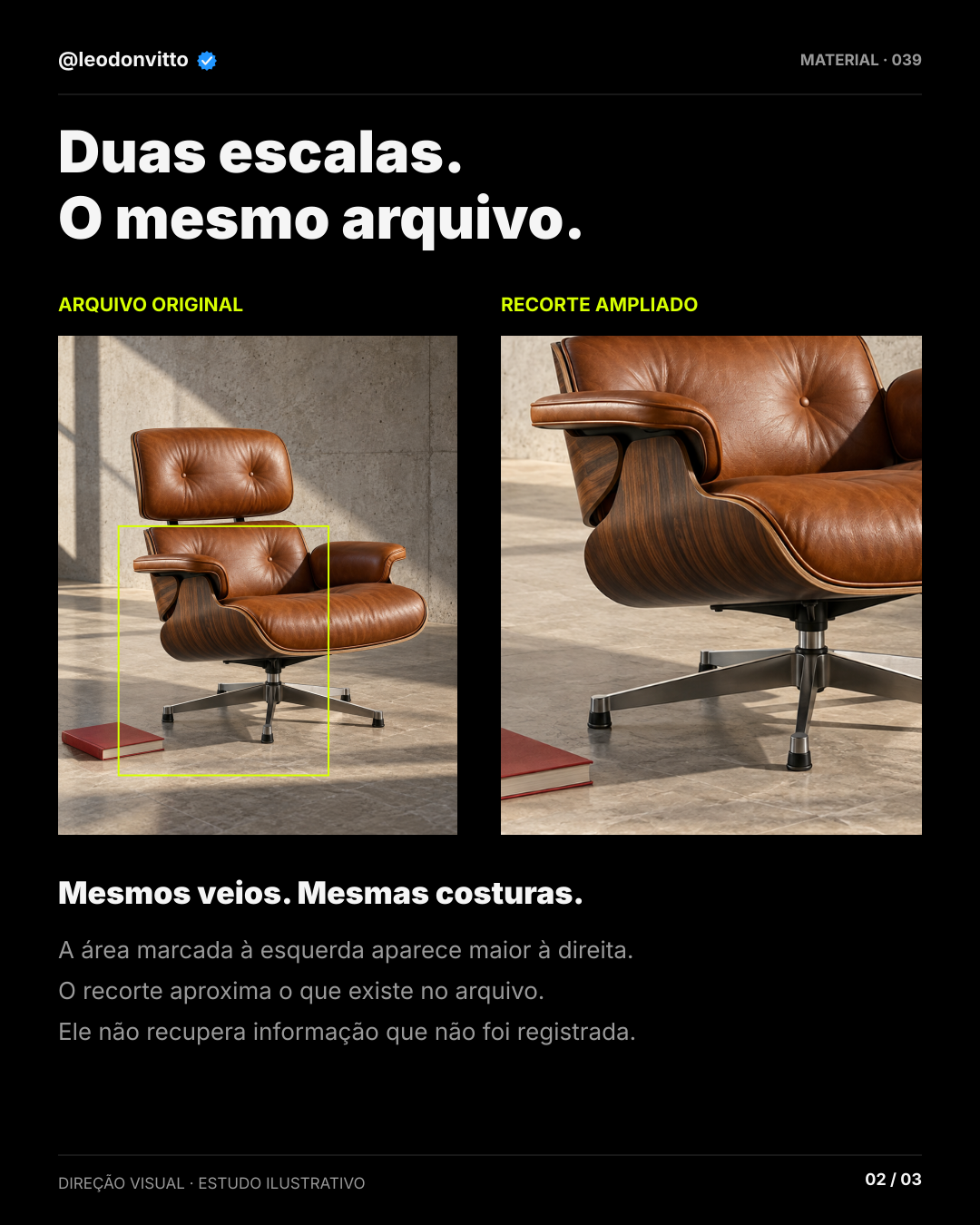O detalhe já está na imagem. — slide 2 de 3