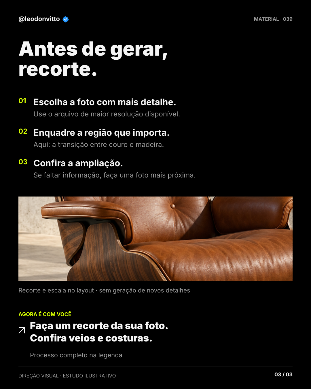 O detalhe já está na imagem. — slide 3 de 3
