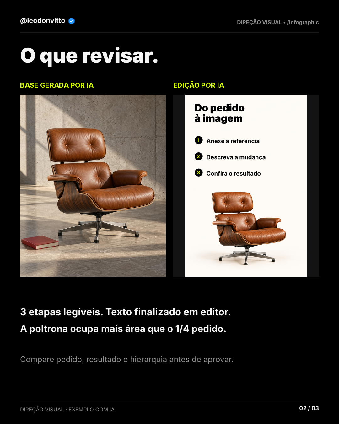 Clareza tem sequência. — slide 2 de 3