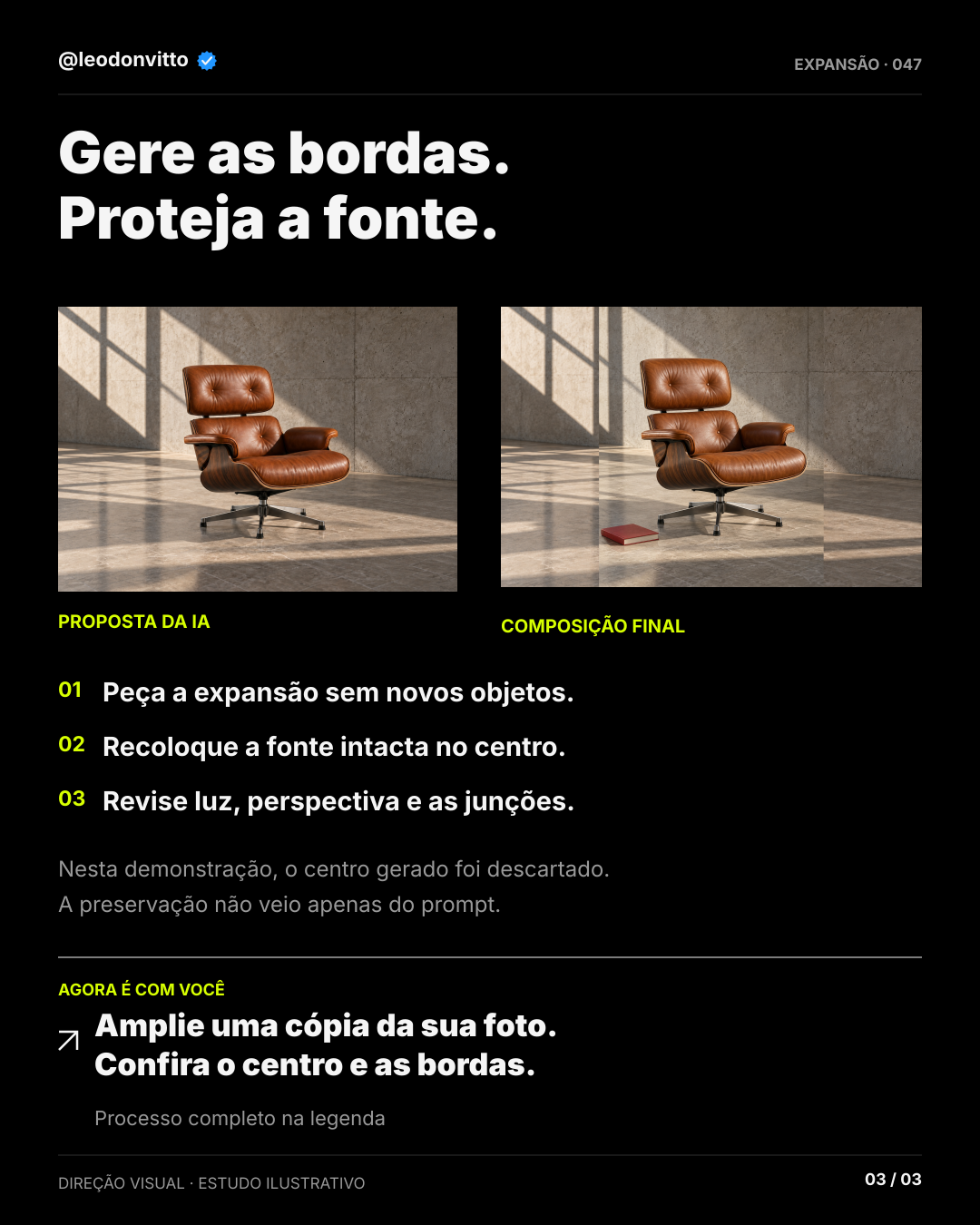 Expanda sem perder o original. — slide 3 de 3