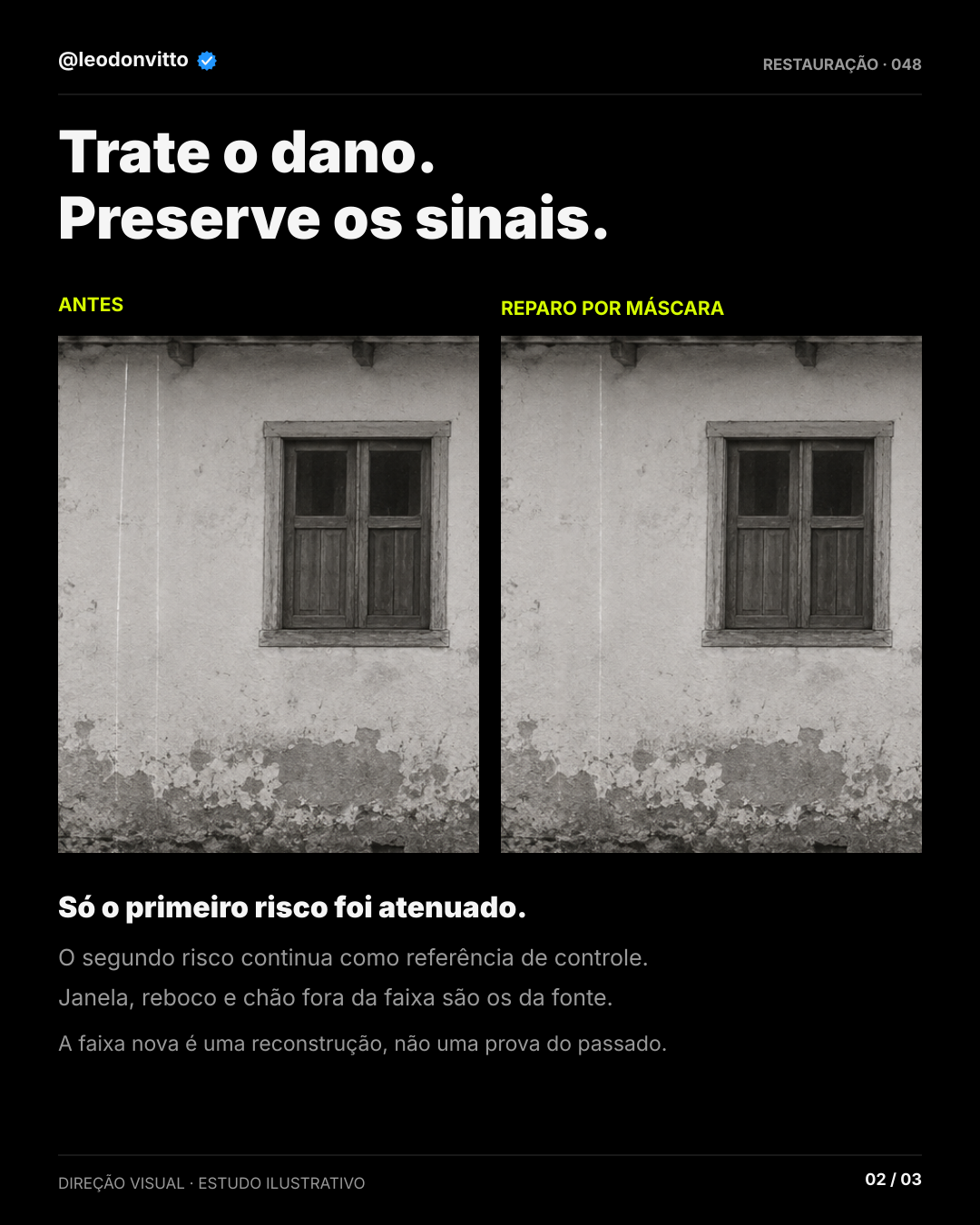 Restaure com limites. — slide 2 de 3