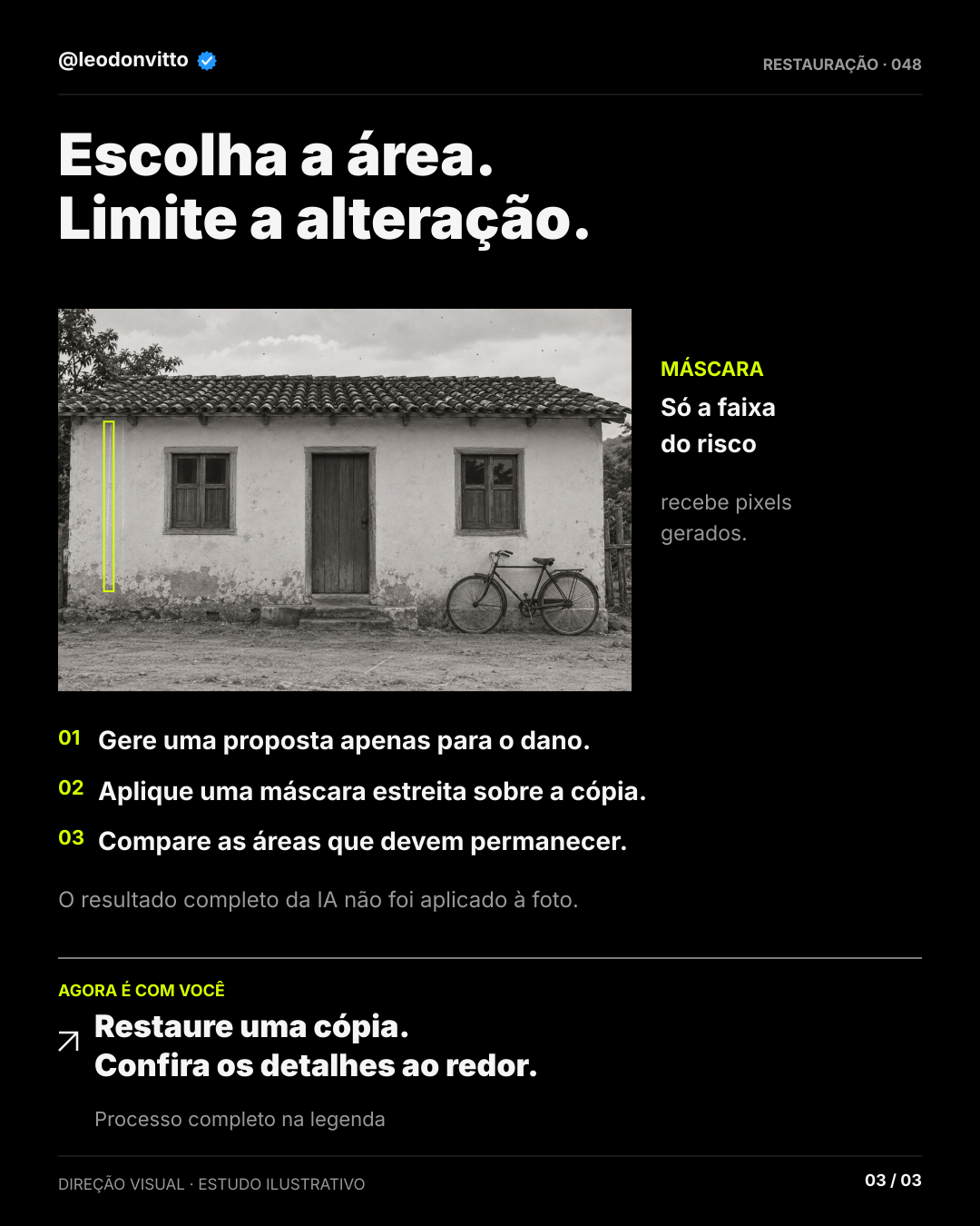 Restaure com limites. — slide 3 de 3