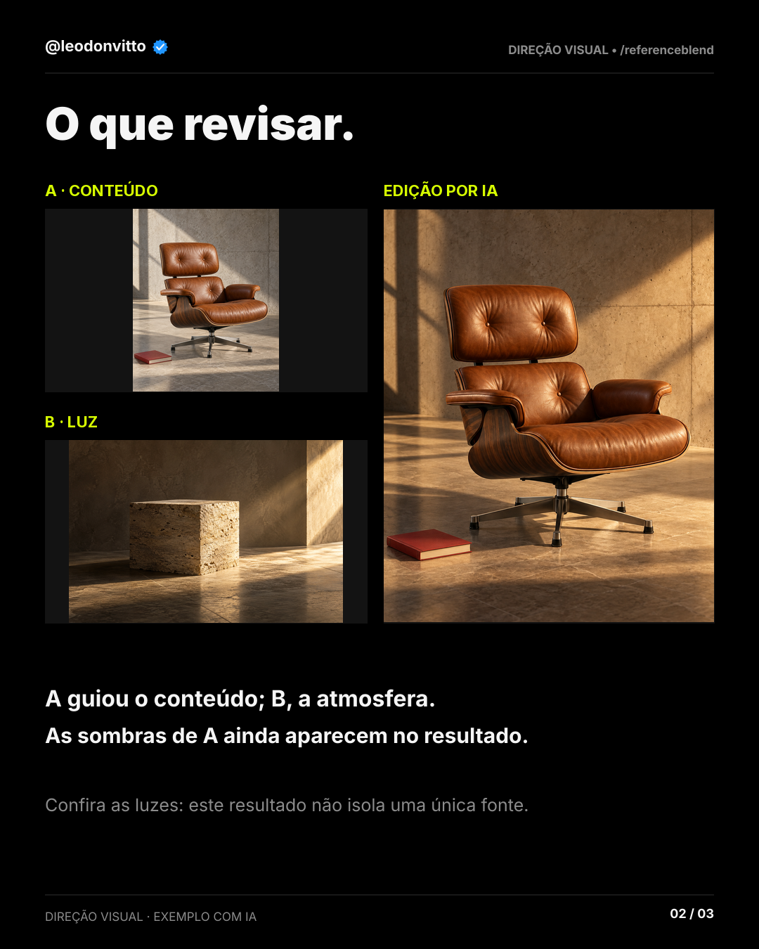Cada referência tem uma função. — slide 2 de 3
