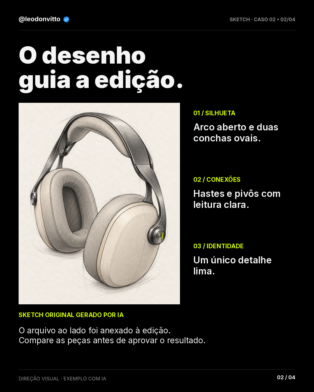 Do sketch à campanha. — slide 2 de 4