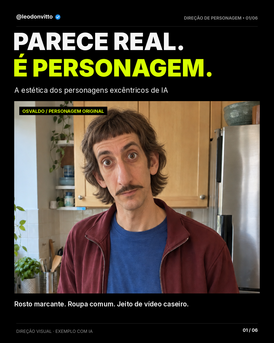 Personagens excêntricos de IA — slide 1 de 6