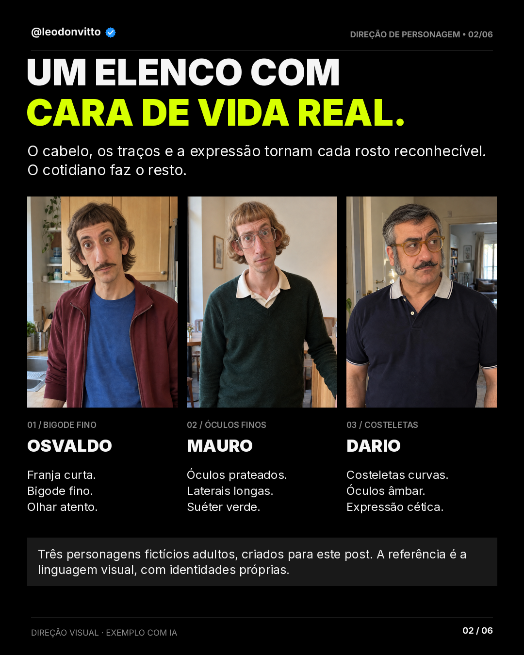 Personagens excêntricos de IA — slide 2 de 6