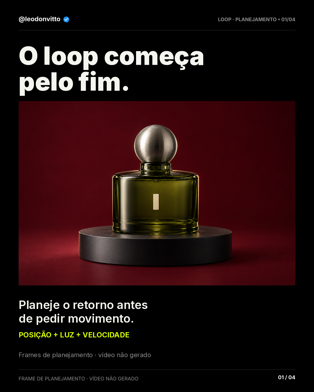 O loop começa pelo fim. — slide 1 de 4