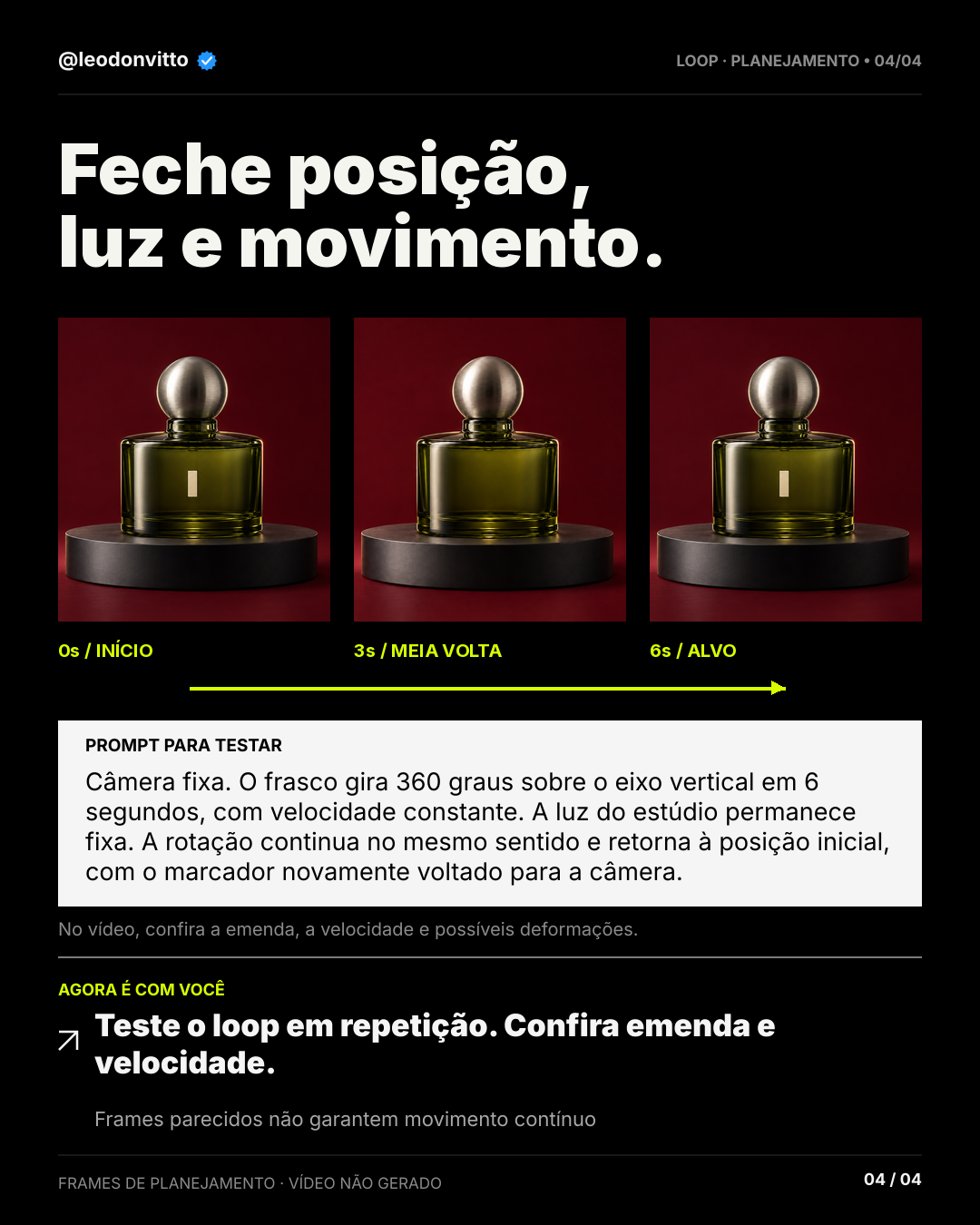 O loop começa pelo fim. — slide 4 de 4