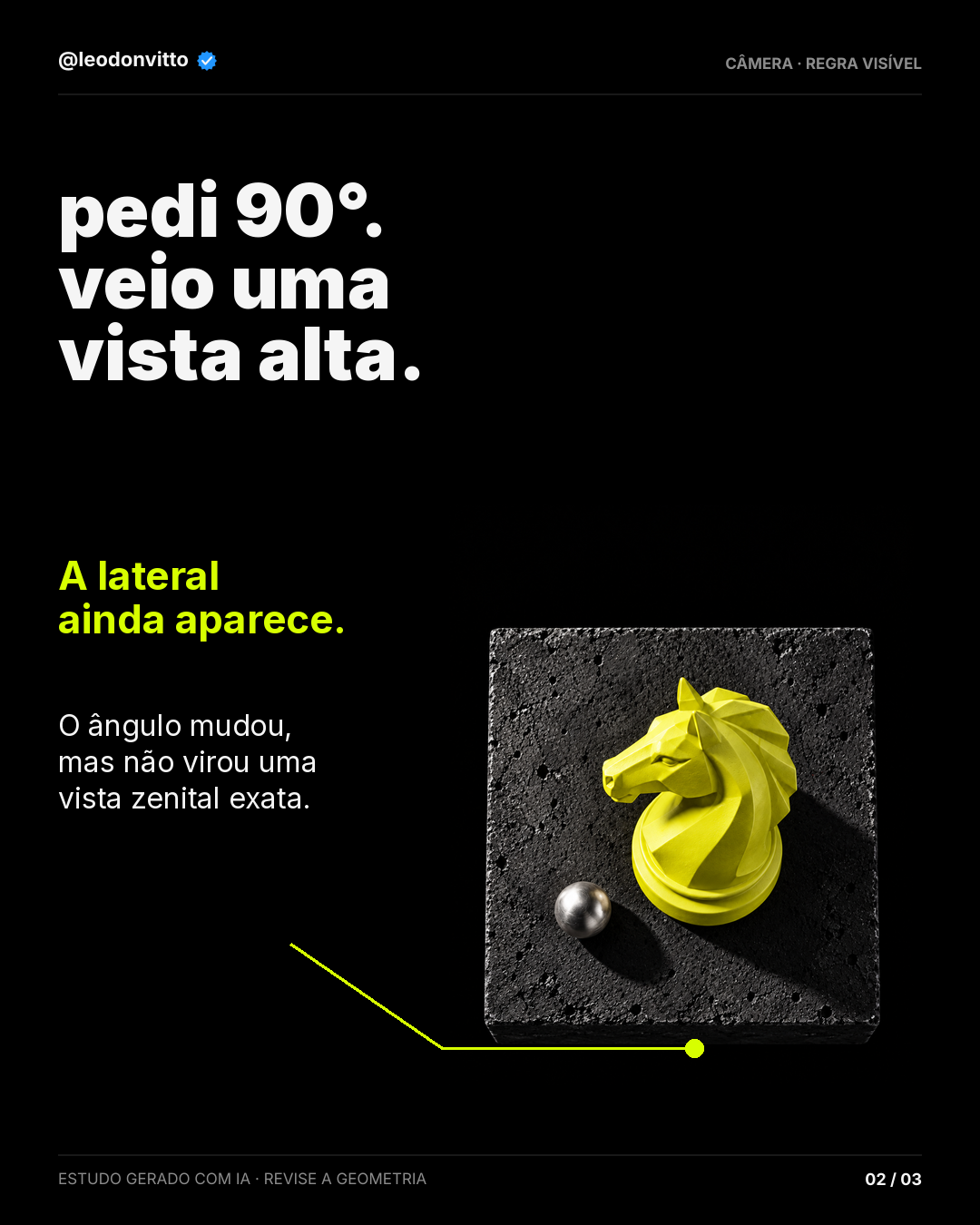 Mude a câmera. mude a cena. — slide 2 de 3