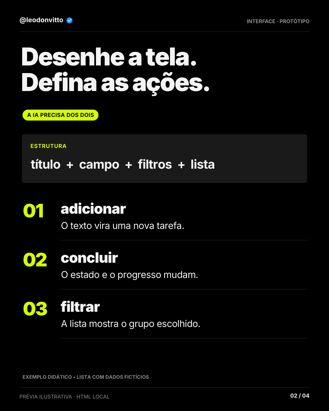 Do rascunho ao protótipo — slide 2 de 4