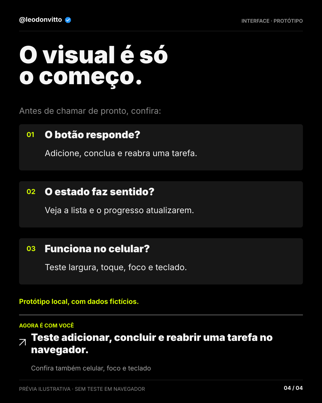 Do rascunho ao protótipo — slide 4 de 4