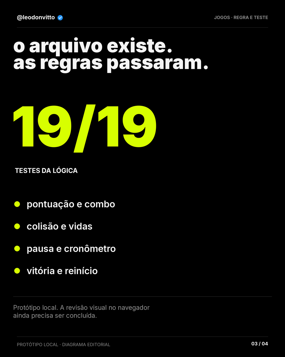 Uma ideia que dá para jogar. — slide 3 de 4
