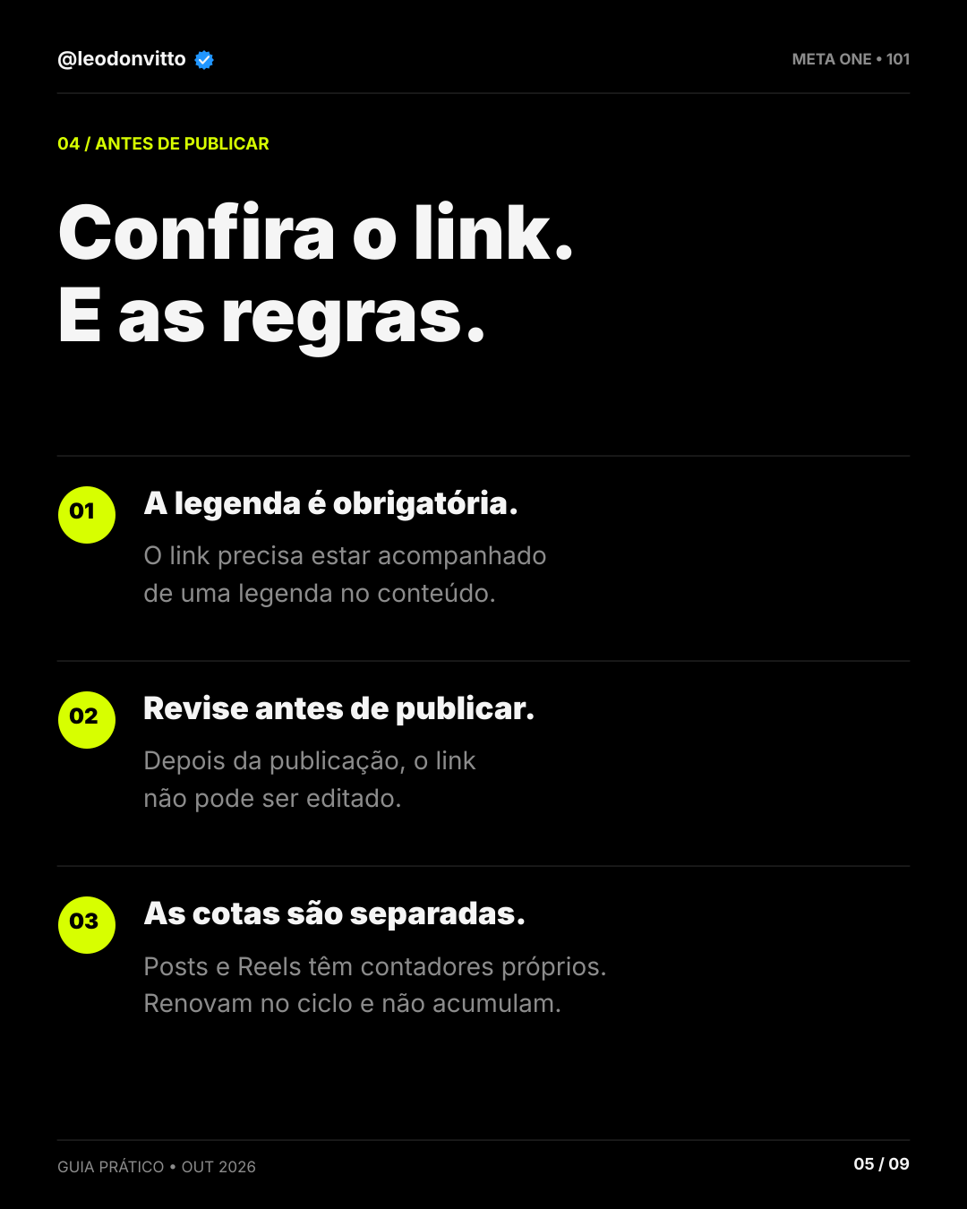 Meta One: o que muda no Instagram? — slide 5 de 9